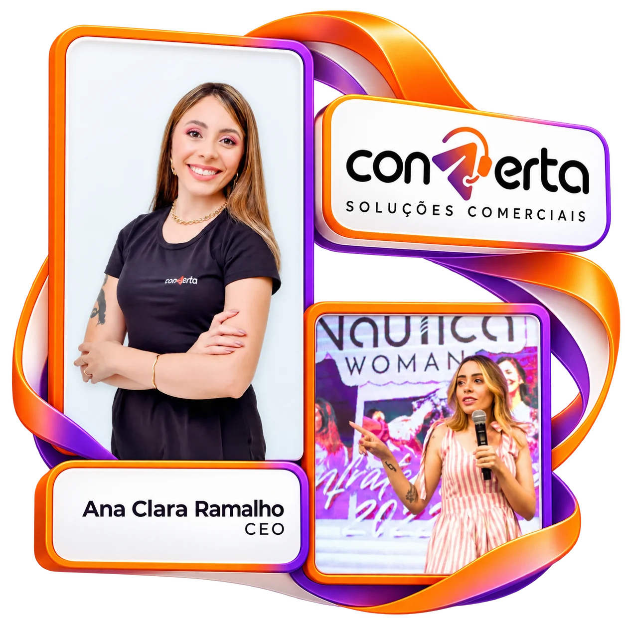 Ana Clara e Lucas Ramalho, fundadores da Converta
