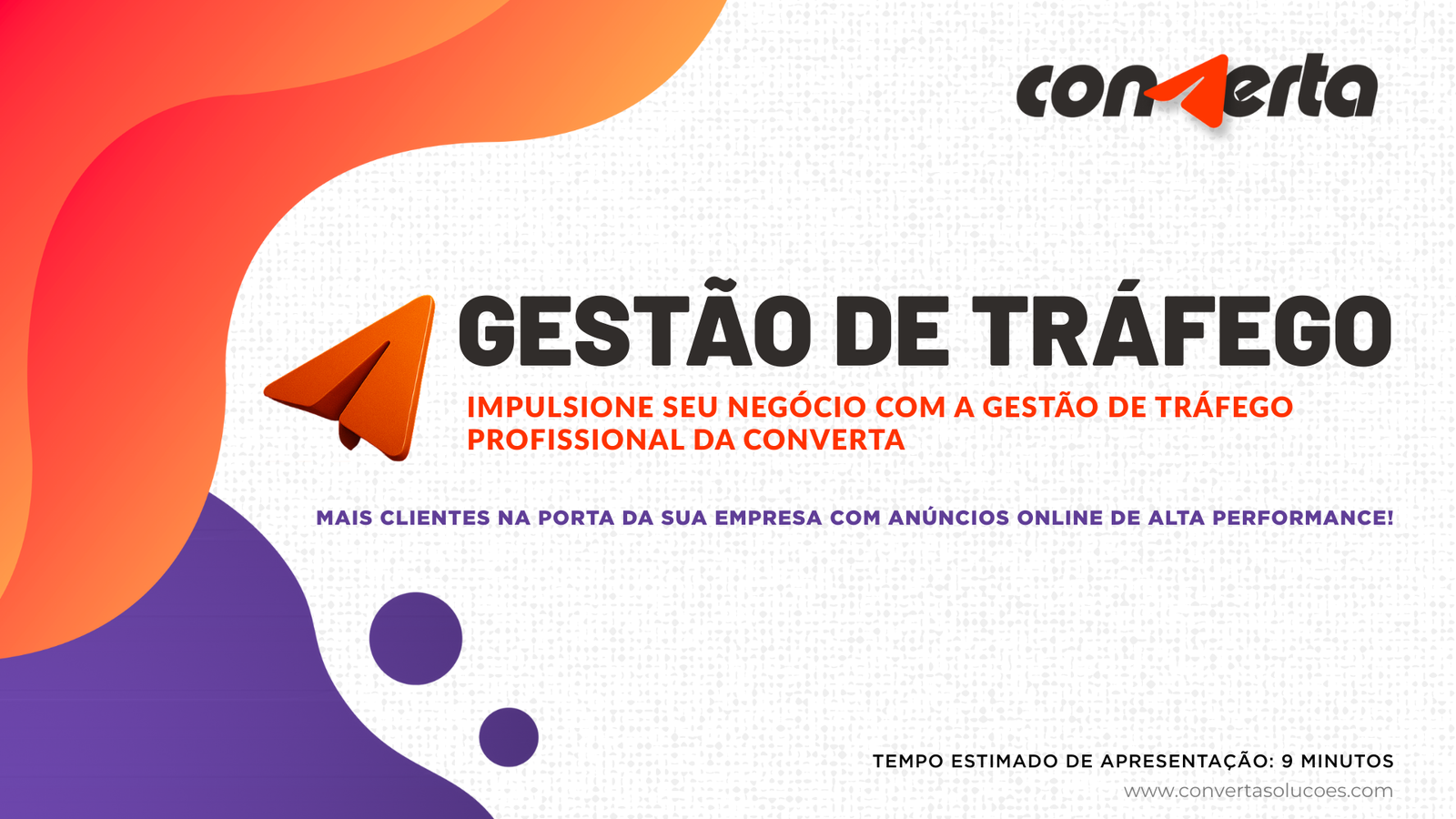 Gestão de Tráfego - Impulsione seu negócio com a gestão de tráfego profissional da Converta