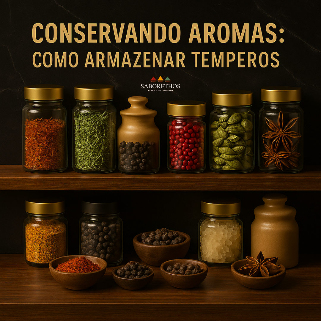 Conservando aromas: como armazenar temperos
